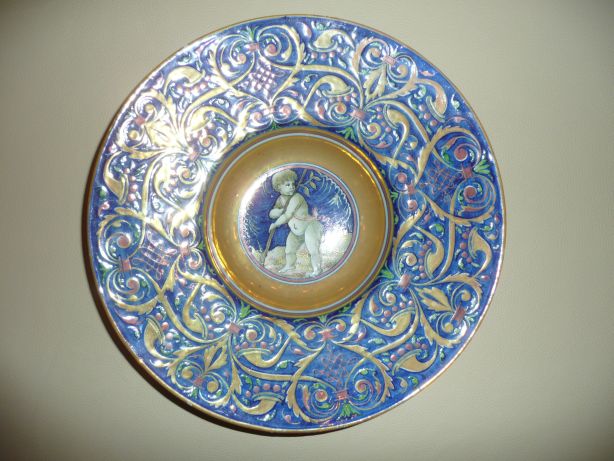 Keramik Majolika-Teller