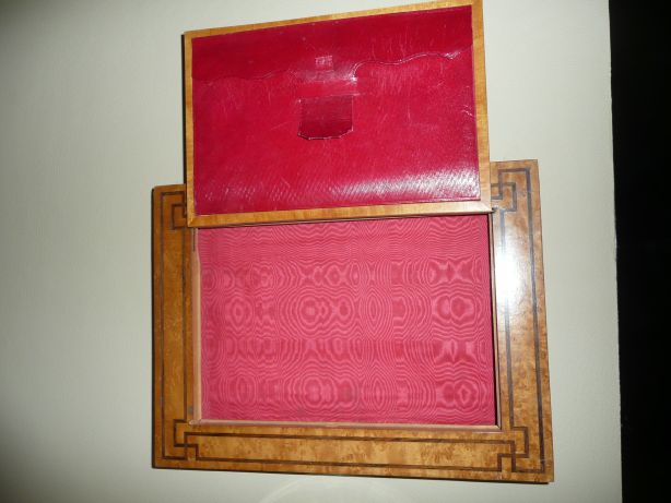 Biedermeier Ziehharmonika-Briefschatulle